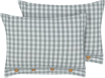 TALYA - Sierkussen set van 2 - Mintgroen - 40 x 60 cm - Polyester