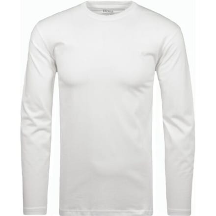 Ragman T-Shirt Long Sleeve Round Neck Cotton Wit / male