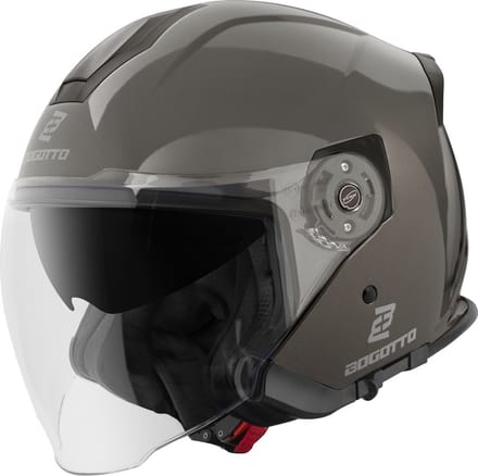 Bogotto H586 Solid Antraciet Jethelm - Helm