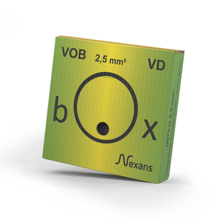 Nexans H07V-U profieldraad voor installatie - 10533333 [100 Meter] - E2Q67
