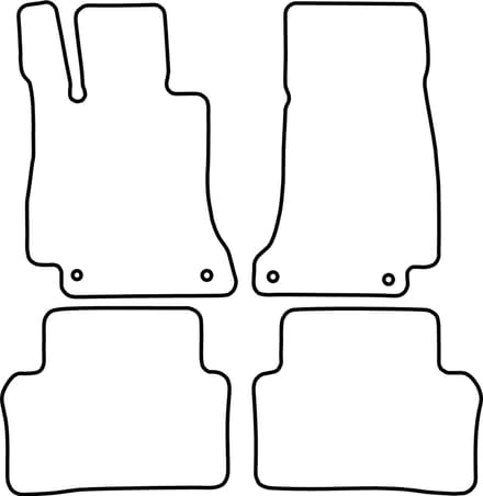 Mattenset Mercedes E Klasse - W213 modellen
