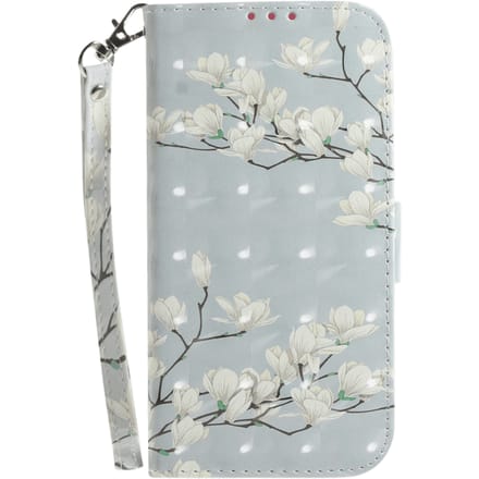 Comfycase Samsung Galaxy A55 Bookcase Hoesje Blossom Meerkleurig