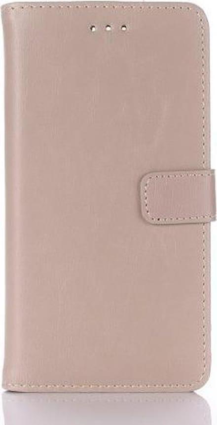 Vintage book cover wallet hoesje grijs Huawei P9