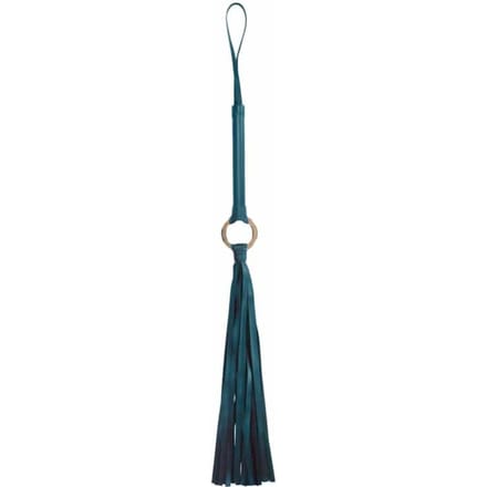 Ouch Halo - Kunst lederen Flogger - Groen
