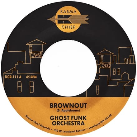 Ghost Funk Orchestra - Brownout / Boneyard Baile (7" Single) (Coloured Vinyl) (Limited Edition)