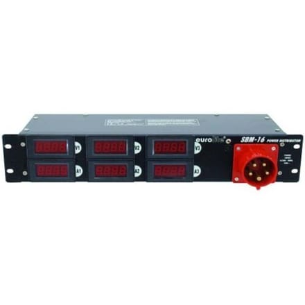 Eurolite SBM-16 19 stroomverdeler 6-voudig 2 HE