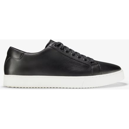 Lockton Leren Sneakers in Zwart met Veters