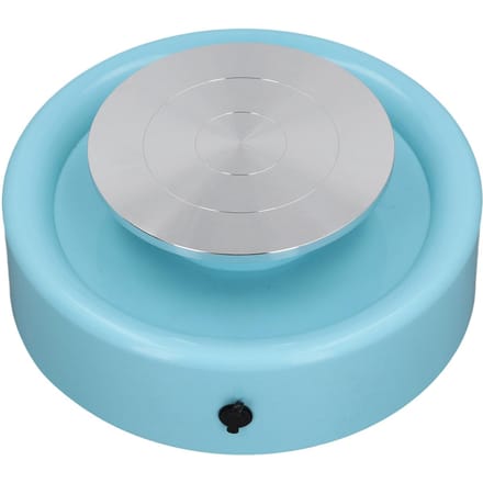Elektrisch Draaischijf Variabele Snelheid Keramiek Vormmachine DIY Klei Kunst Maken Gereedschap Kit Blauw US Plug white