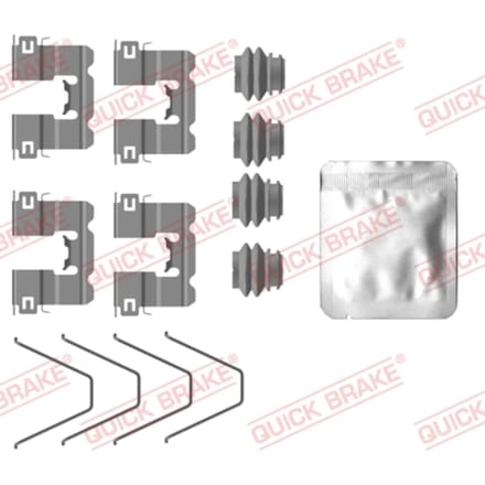 Toebehorenset, schijfremblok QUICK BRAKE 109-0137