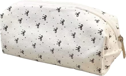 Etui - Opbergtasje Pennen - Multifunctioneel Gebruik - Grote Capaciteit - 19x7x6 cm - Wit