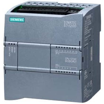 Siemens CPU 1212c dc/dc/relay 8di/6do/2ai 6es7212-1he40-0xb0