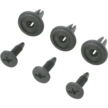 TRU COMPONENTS TC-10820832 Splijtnagel Schachtdiameter 6.3 mm Zwart 100 stuk(s)