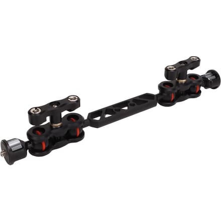 Articulerende Arm Aluminiumlegering 11in Verlengd Verstelbare Articulerende Kogelkop Verlengstuk voor black