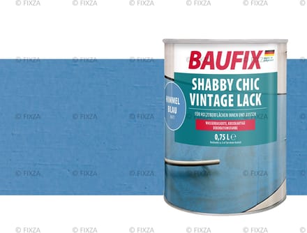 BAUFIX Shabby Chic Vintage lak hemelsblauw 0,75 Liter