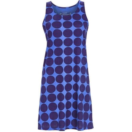 Blauw stippen nachthemd van Ringella - Blauw - Maat - 36