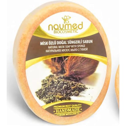 NAUMED MUSK Éponge Savon Parfumée 135g 1 PC