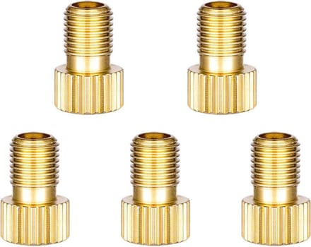 MMOBIEL 5 x Fietsventiel Presta naar Schrader Adapter SV AV DV Dunlop Frans ventiel