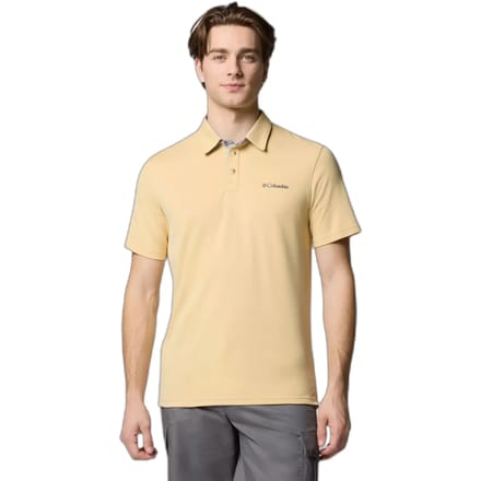 Columbia Nelson Point™ Korte Mouw Poloshirt Geel M Man