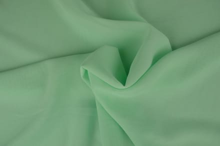 Chiffon stof - Licht mint - 15 meter