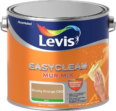 Levis - Easyclean Mur Mat Mix - Shady Orange C60 - Mengverf - 2,5 L
