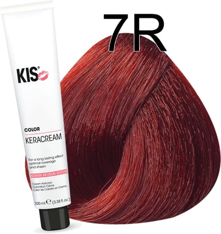 Haarverf - 7R Licht rood | KIS