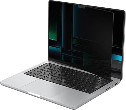 Privacy Screen Protector Folie Spigen Safe View Magnetic voor Apple MacBook Pro 14inch (2026) / (2025) / (2024) / (2023) / (2022) / (2021), Plastic