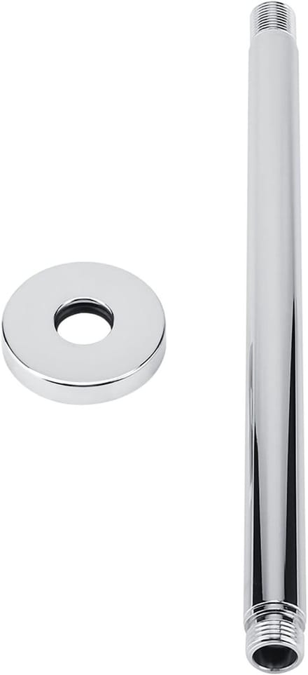 Ceiling Mounted Douchekop Uitbreiding, RVS Douchestang 30 cm, Verstelbare Douchearm voor Luxe Badkamer