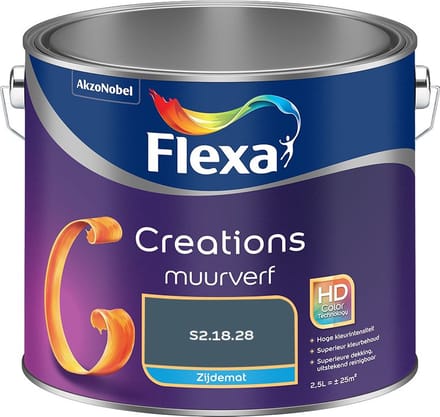 Flexa - Creations Muurverf Zijdemat - S2.18.28 - Mengverf - 2,5 L