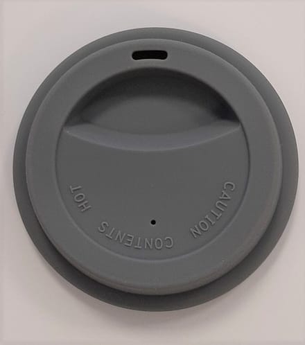 EIZOOK Koffie Thee beker deksel - Antraciet Grijs - Siliconen - Multifunctioneel - herbruikbaar