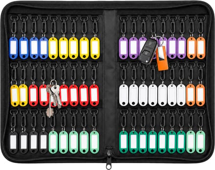 Purepeak Sleuteletui Geschikt voor 54 Sleutels - Sleutelhouder met Rits - Key Organizer - Waterdicht - Fireproof