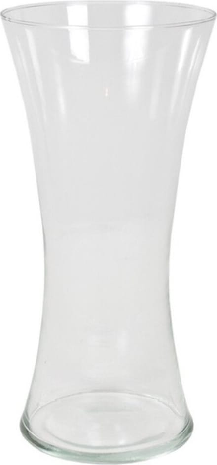 Gerimport Bloemenvaas - transparant - glas - 36 x 18 cm - decoratie - wonen