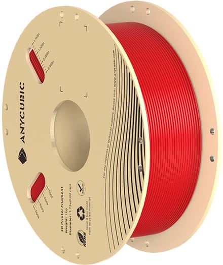 JOYBUY x ANYCUBIC PLA Basic printfilament, 1 kg spoel, 1,75 mm diameter, ±0,02 mm tolerantie - Rood