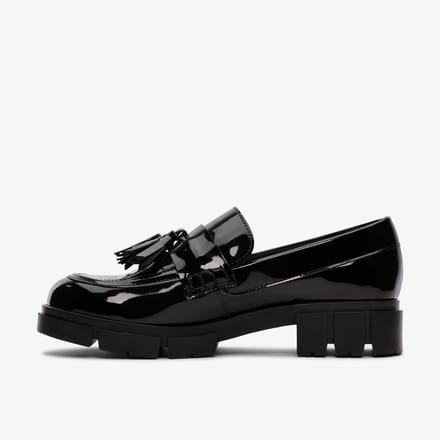 Teala Loafer Zwarte Patenten Schoenen