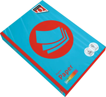 Kopieerpapier quantore colour a4 120gr azuurblauw | 5 stuks