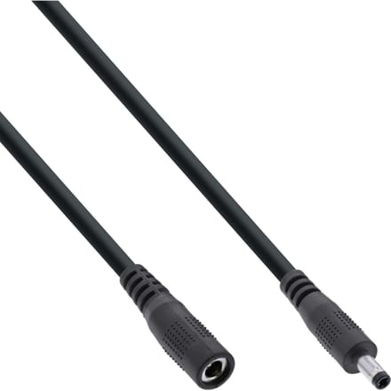 DC verlengkabel | 4,0 x 1,7mm | max. 140W | zwart | 2 meter