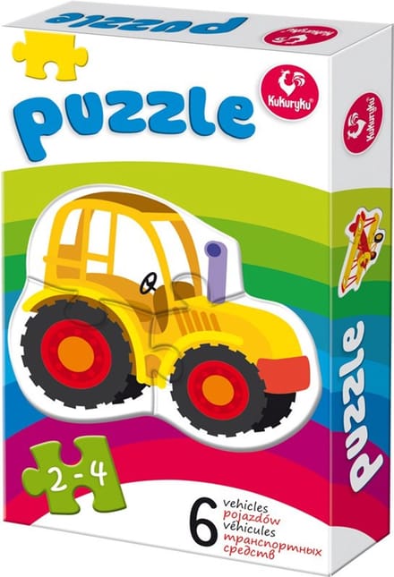 Pierwsze puzzle Pojazdy - De eerste puzzels Voertuigen