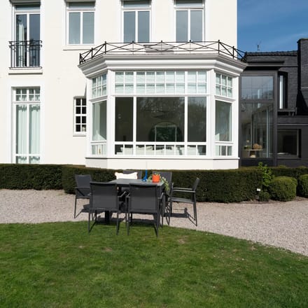 Tuinset 4/8p alu met 6 stoelen Wilsa Garden Modulo