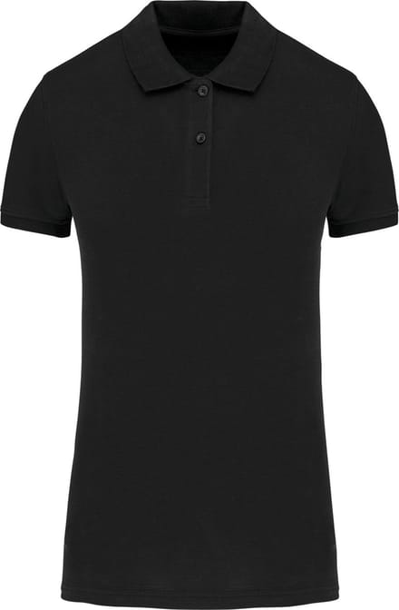 Kariban Piqué-damespolo Bio180 K2026 - Black - S