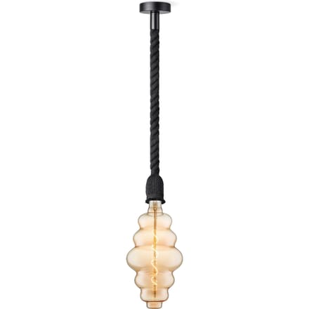 Home sweet home hanglamp Leonardo zwart Cloud - amber
