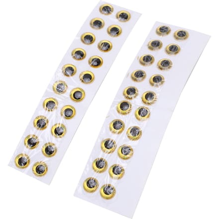 100 stuks 3D Visogen Ovaal Levensecht Kunstmatig Nep Viskunstaas Oogsticker Visaccessoires white