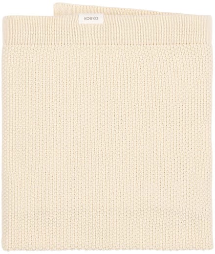 Koeka ledikantdeken Lisbon powder white 100x140