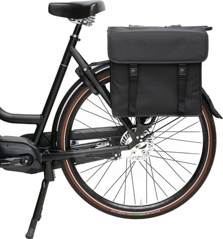 BECK Canvas - Fietstas - Zwart - Small