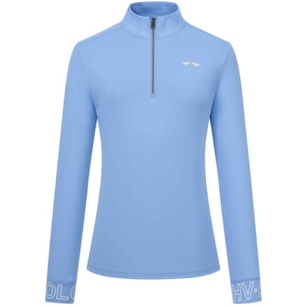 Technisch paardrijpoloshirt met lange mouwen voor dames HV Polo Tess