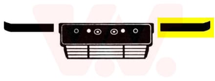 Van Wezel - BUMPERLIJST VOOR BMW 5 E34 1987-1996 51111944177