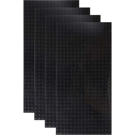 16x32 Basisplaat met Noppen 4 stuks Werkt Met featuring Mainstream s Play KINDEREN'S Creativiteit Speelgoed Accessoires 4pcs16x32 zwart