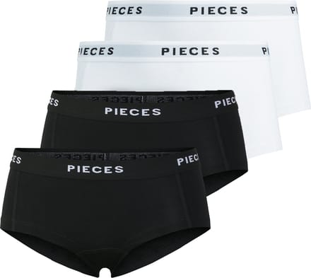 Pieces Boxershorts PCLOGO LADY 4-pack