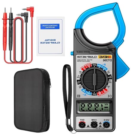 Stroomtang - Spanningstester - Elektrische metingen - True RMS functie - 200A/1000A - Blauw
