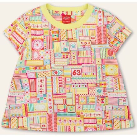 Oilily Twinz T-Shirt- maat74/12m Sunny Lime