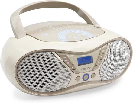 Draagbare CD-speler met FM-radio en USB-aansluiting - Stereo Geluid 6W