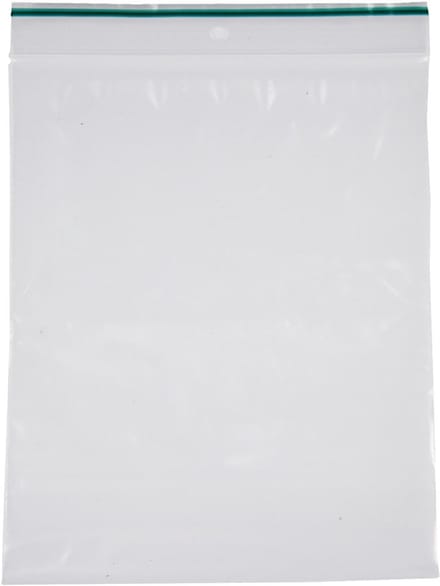 Zip Lock zakjes, afm 6x8 cm, dikte 0,05 mm, 100 stuk/ 1 doos